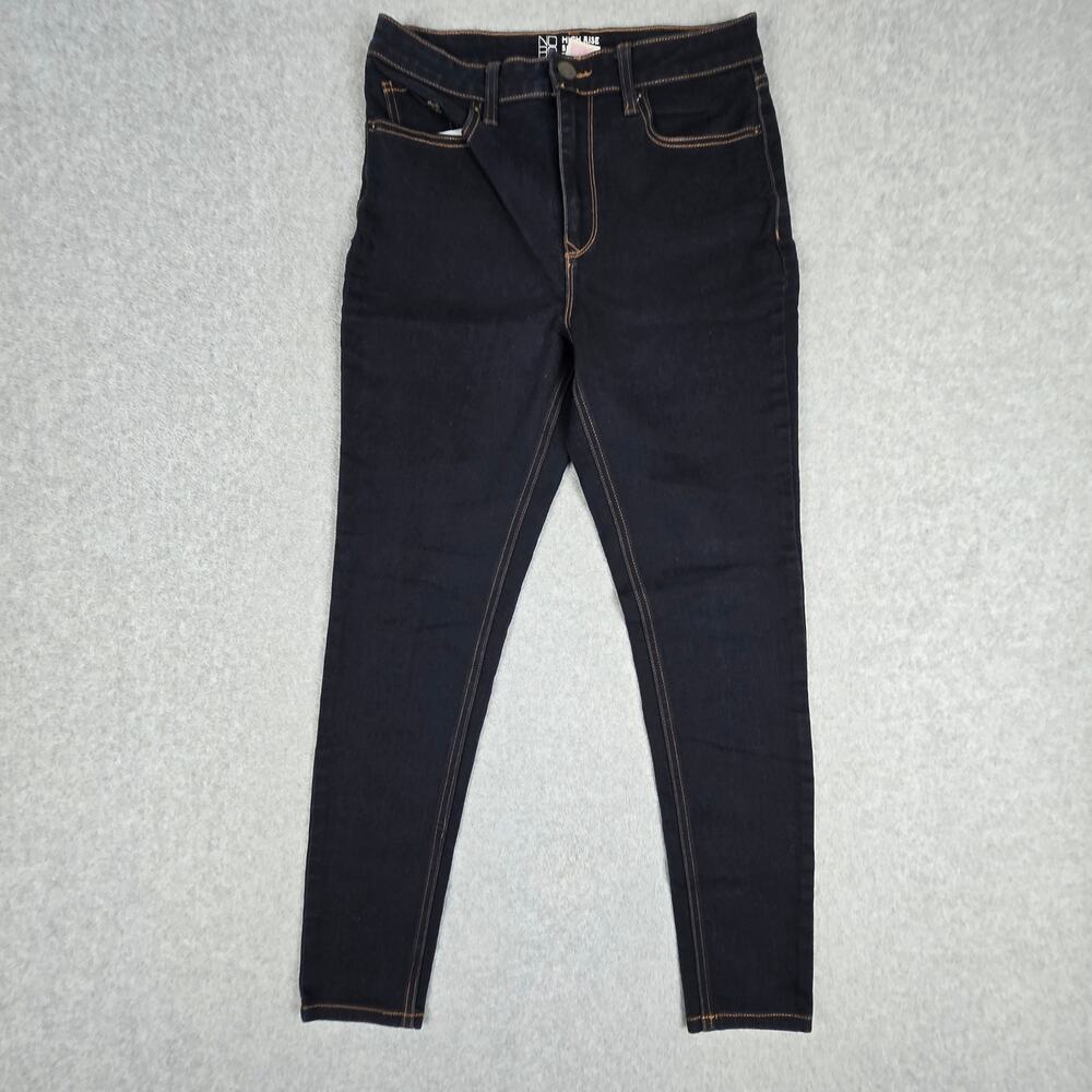 No Boundaries Size 9 Dark Wash High Rise Skinny Jeans 28x27 - Picture 2 of 16